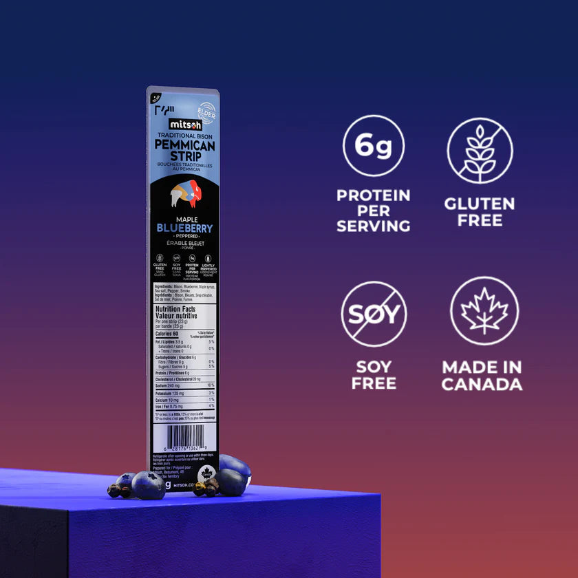 Pemmican Strips - Maple Blueberry (23g)