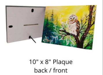 Spirit Bear Art Plaque