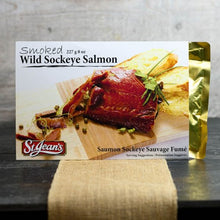 Load image into Gallery viewer, St. Jeans Smoked Wild Sockeye Salmon Pouch
