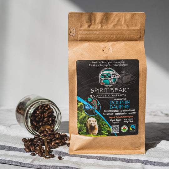 Spirit Bear Swiss Water Decaf Coffee Beans