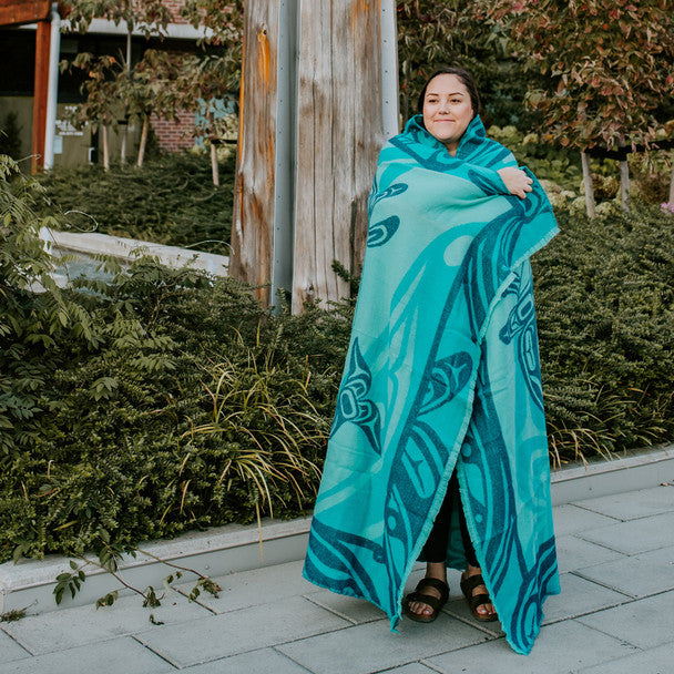 Woven Blanket - Humpback Whale