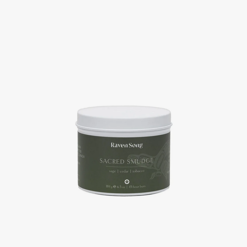 Sacred Smudge Candle - Sage + Cedar + Tobacco Leaf